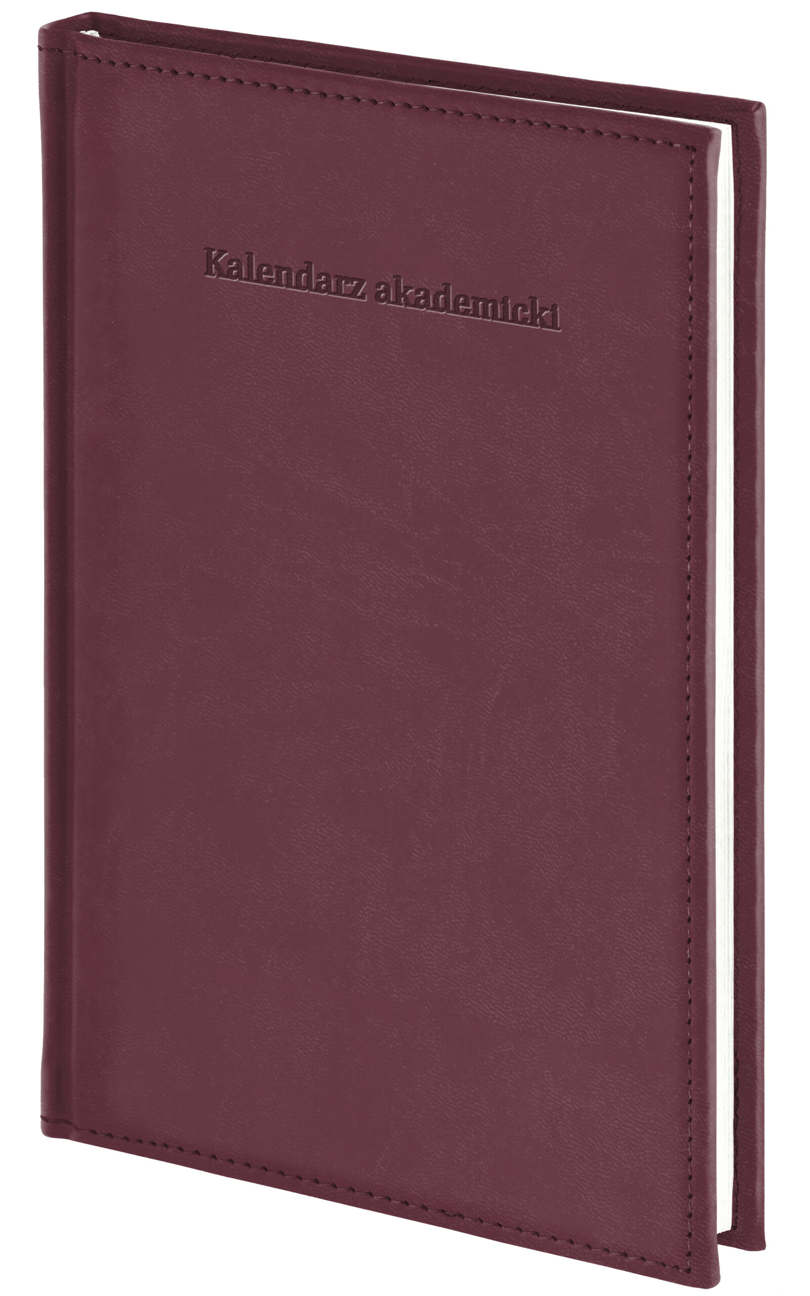 Kalendarz akademicki A5 tygodniowy Vivella A5TA071B bordo Wokół Nas